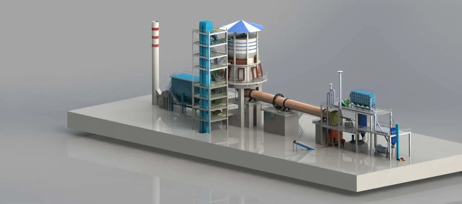 Обжиговой барабан для извести производительностью 600 тонн в сутки – технические характеристики, конфигурации и цены